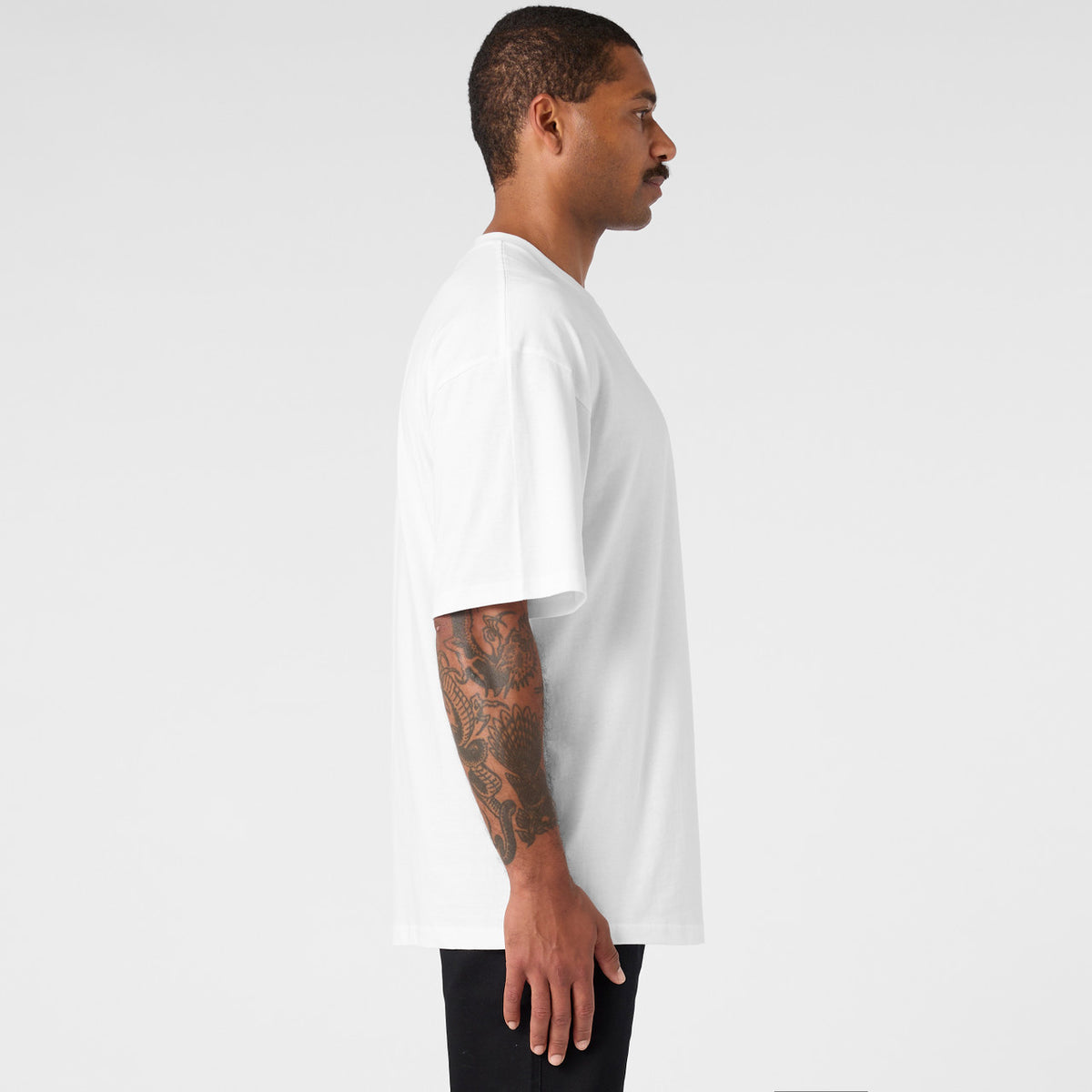 AS Colour Block Oversized Tee 5052, side view