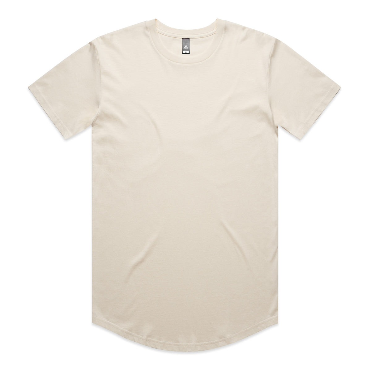 AS Colour Staple Curve Tee 5076 in Ecru