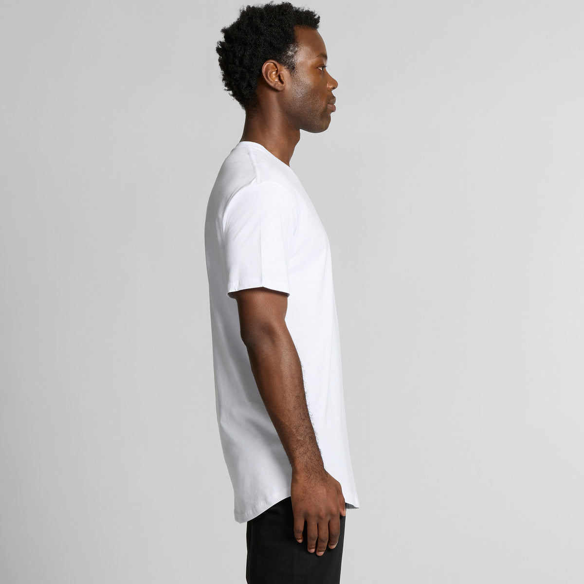 AS Colour Staple Curve Tee 5076, side view