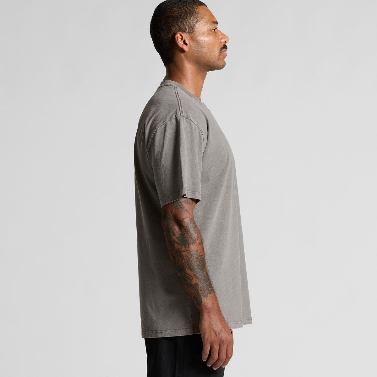 AS Colour Heavy Faded Tee 5082, side view