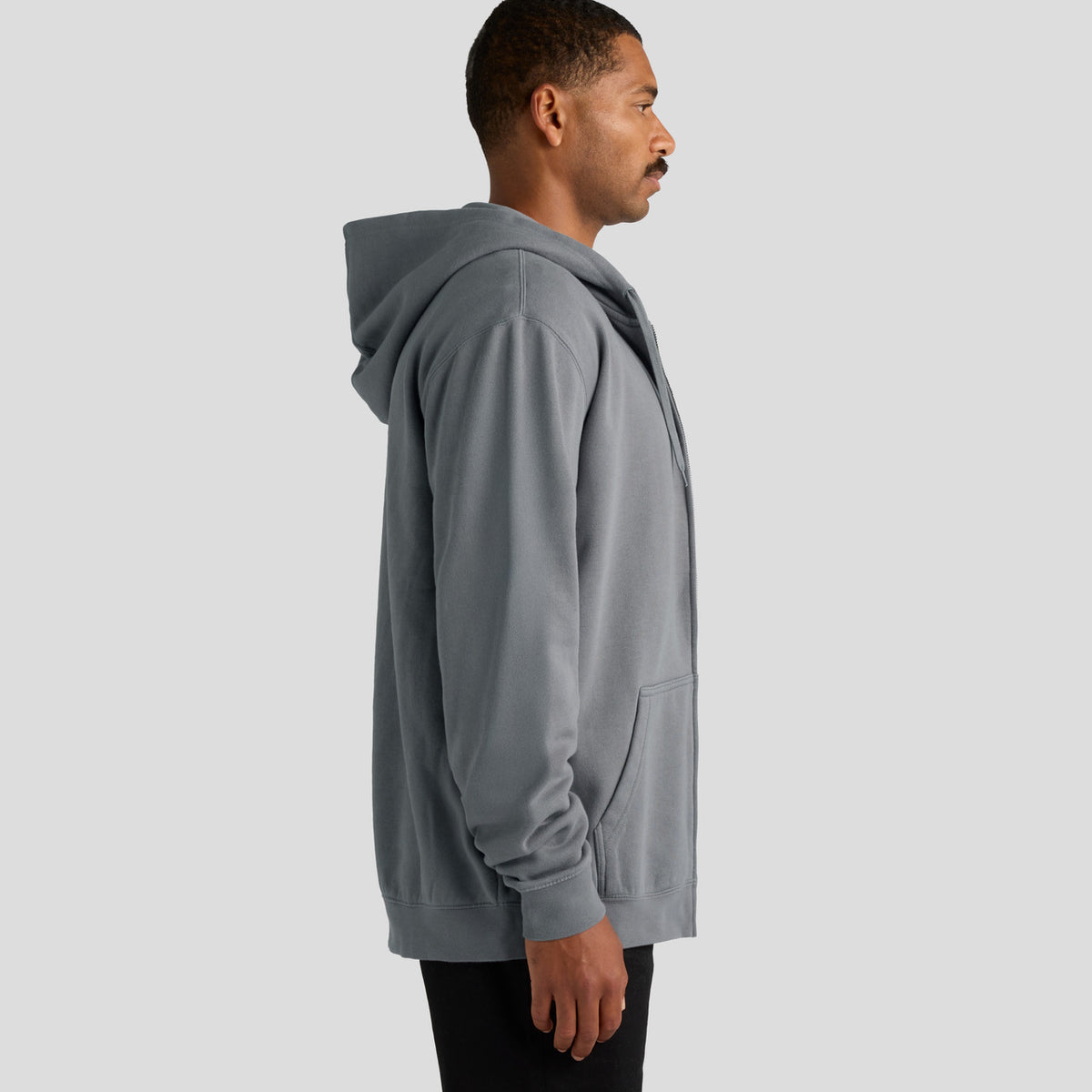 AS Colour Stencil Zip Hood 5104, side view
