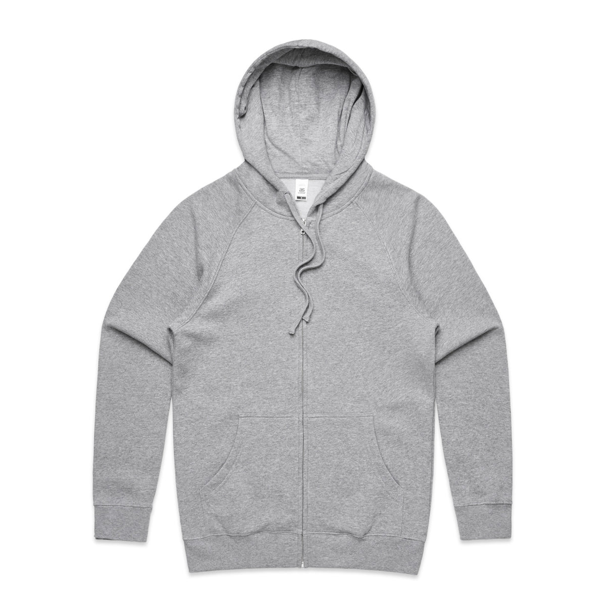 AS Colour Supply Zip Hood 5109 in Grey Marle