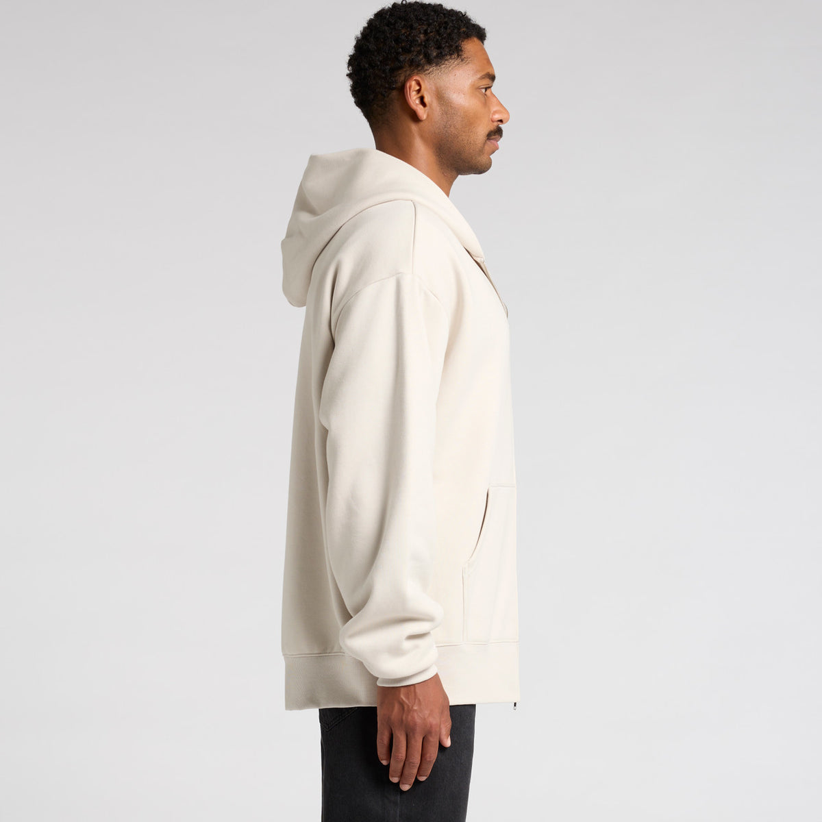 AS Colour Heavy Zip Hood 5148, side view