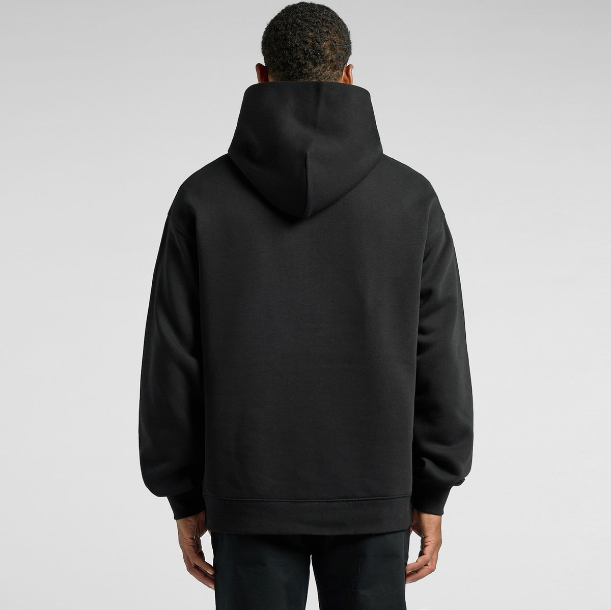 AS Colour Relax Half Zip Hood 5164, back view