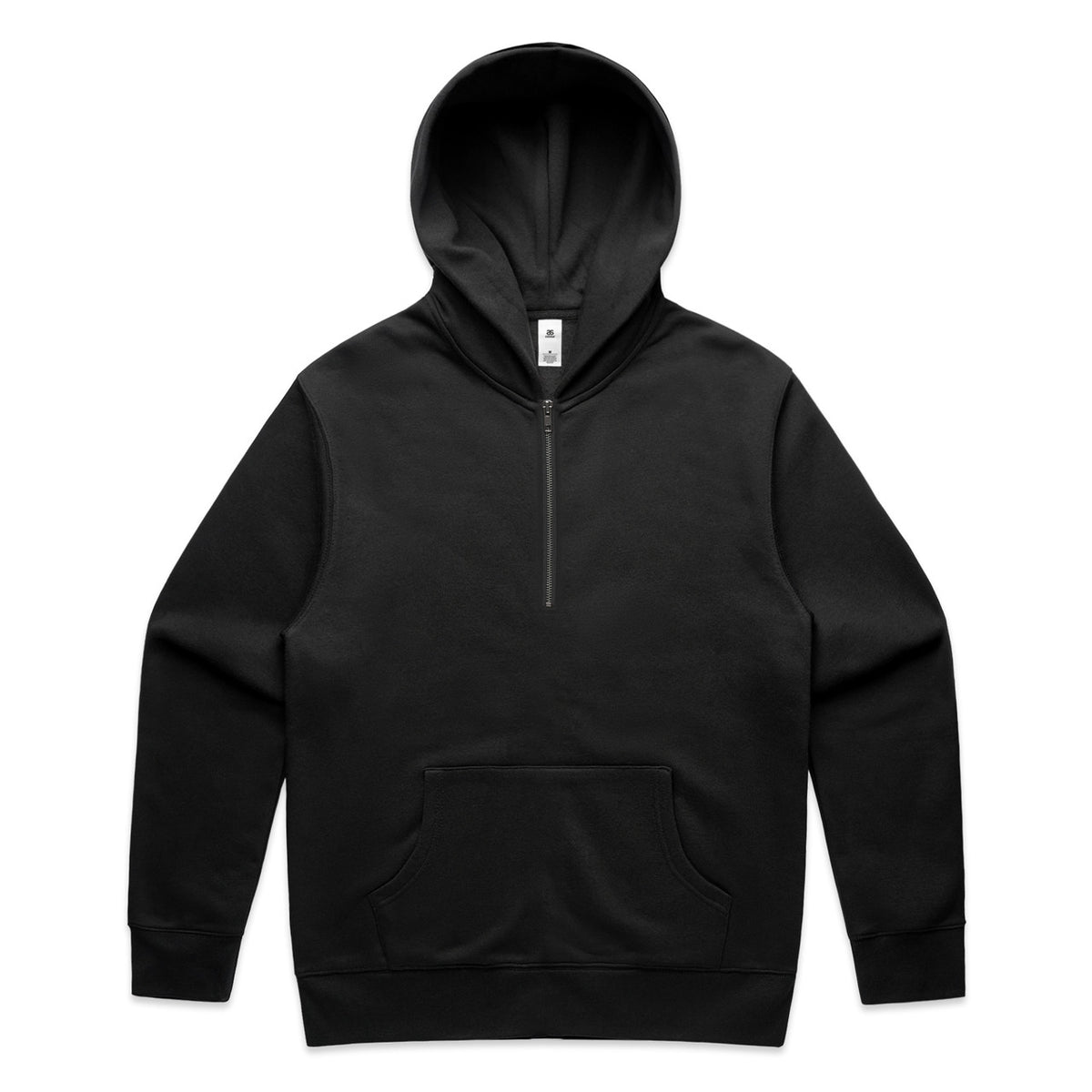 AS Colour Relax Half Zip Hood 5164 in Black