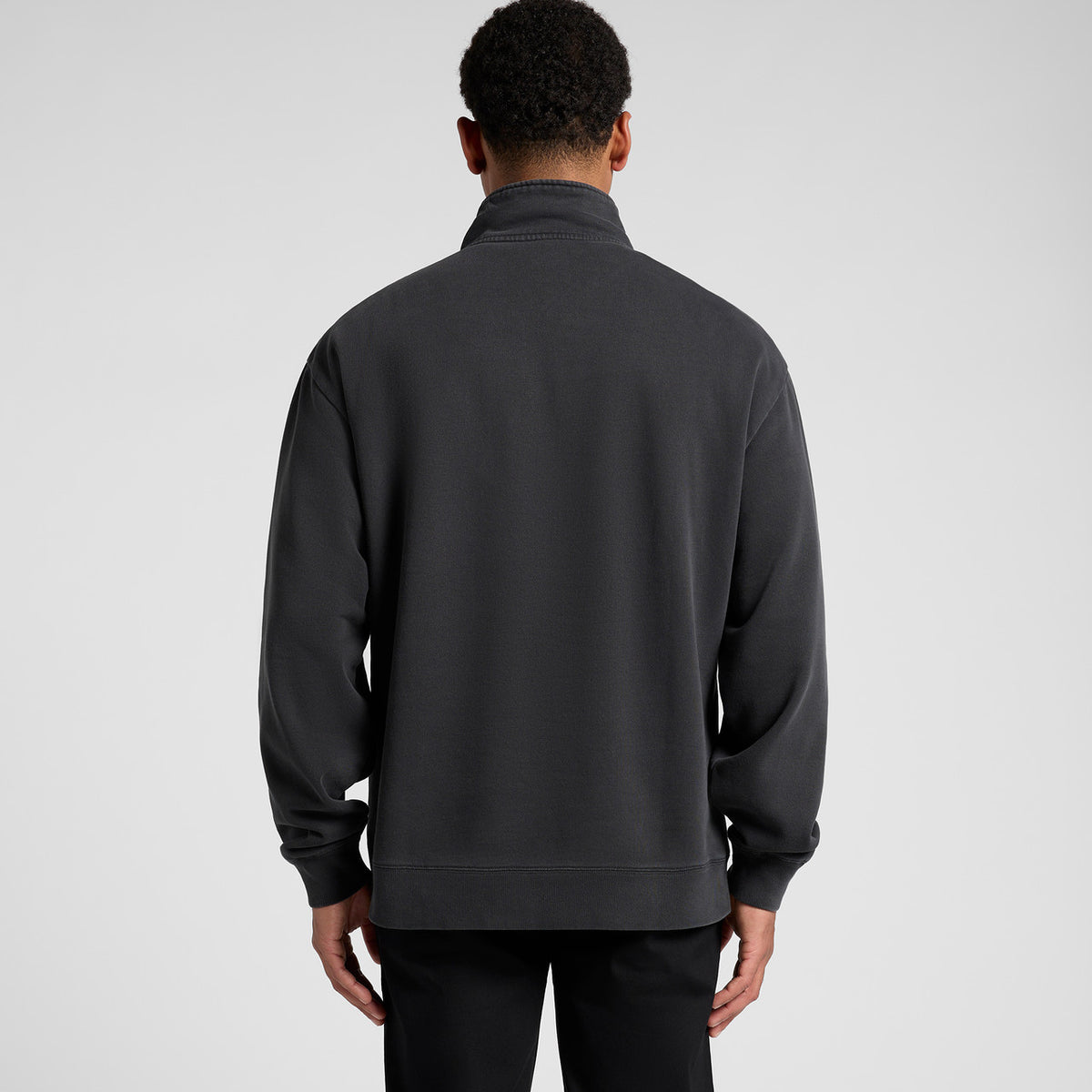 AS Colour Relax Faded Half Zip 5167, back view