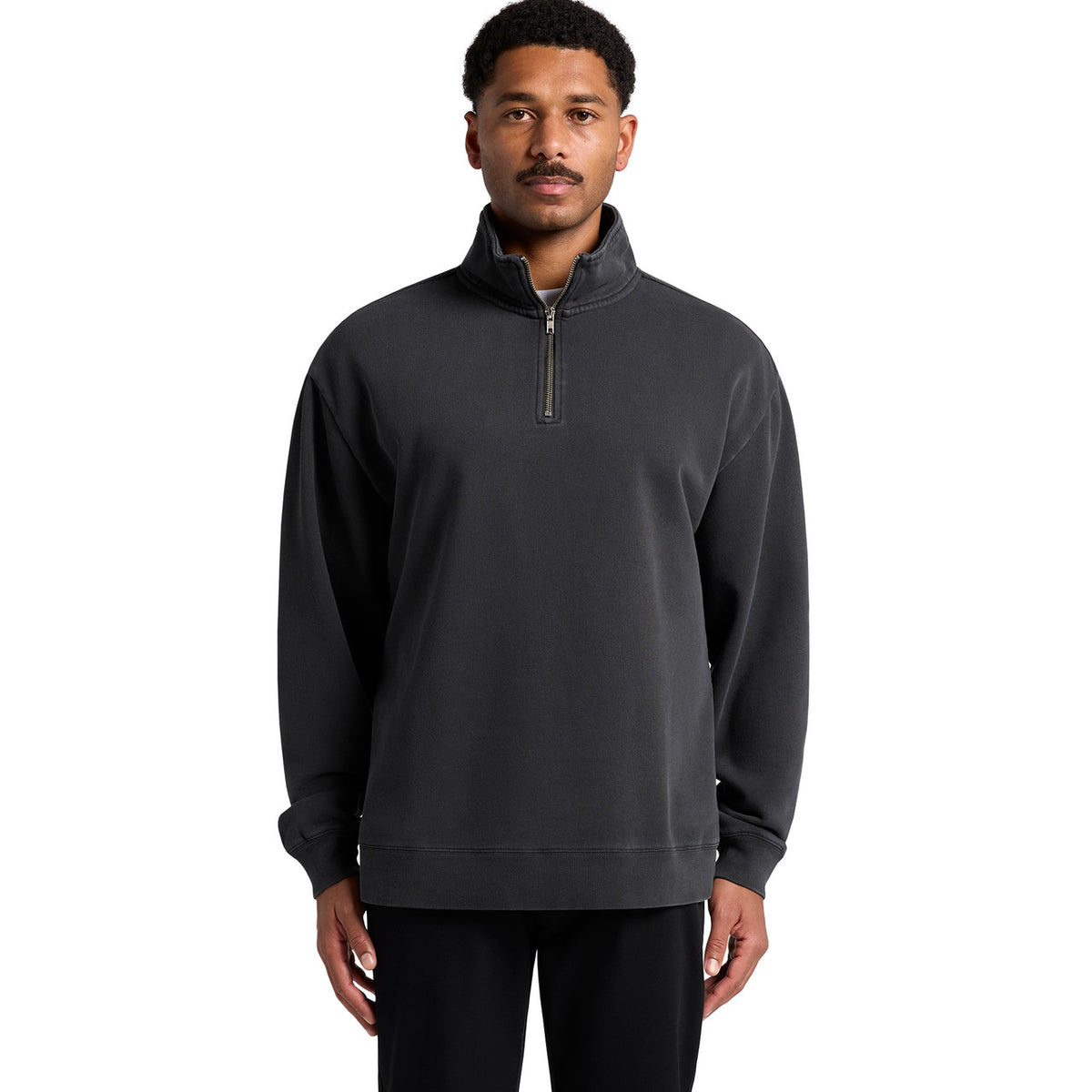 AS Colour Relax Faded Half Zip 5167, front view
