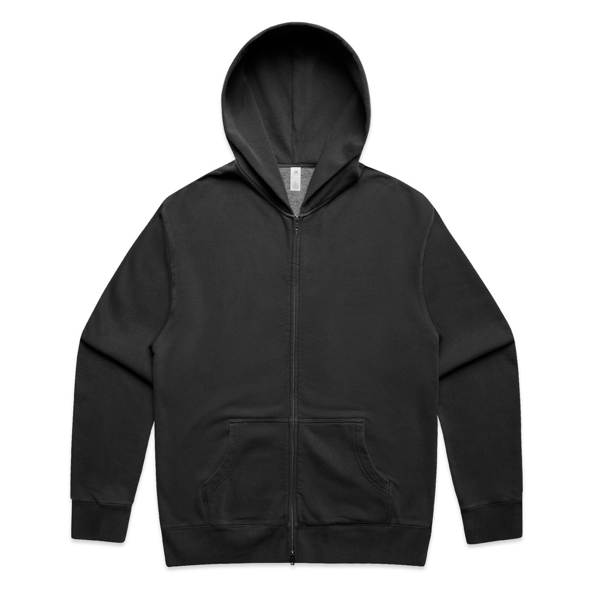 AS Colour Relax Faded Zip Hood 5170 in Faded Black