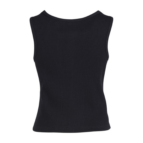 Biz Corporates Comfort Wool Stretch Womens Peaked Vest with Knitted Back 54011 in Black, view 2