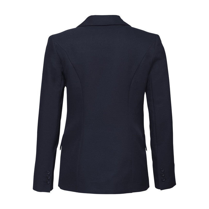 Biz Corporates Cool Stretch Womens Longline Jacket 60112 in Navy, view 2