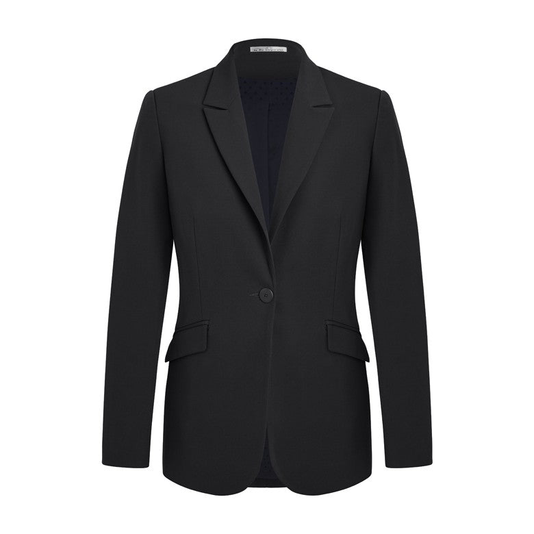 Biz Corporates Siena Womens Longline Jacket 60717, worn by model