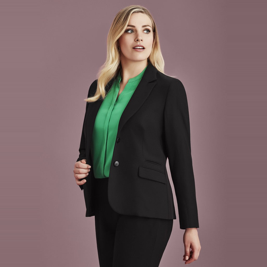 Biz Corporates Siena Womens Mid Length Jacket 60719, worn by model