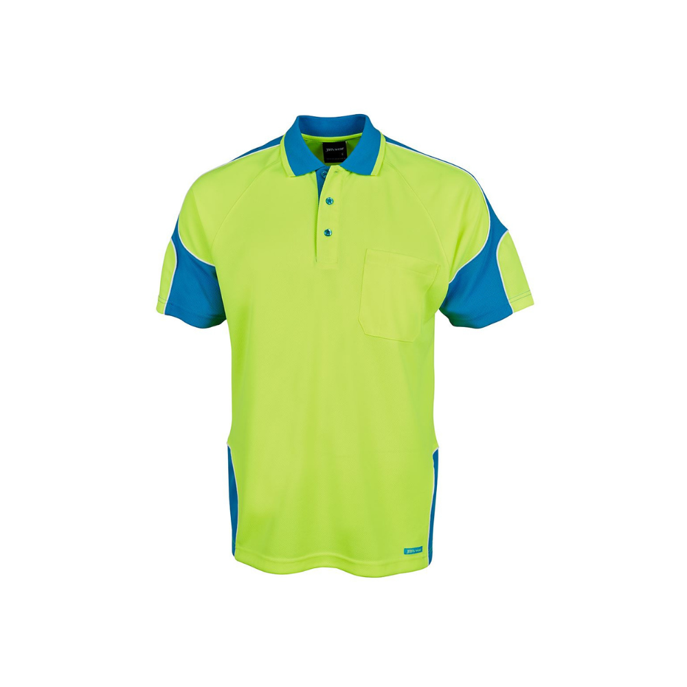 JB's Hi Vis S/S Arm Panel Polo 6AP4S