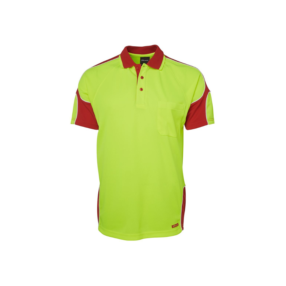 JB's Hi Vis S/S Arm Panel Polo 6AP4S