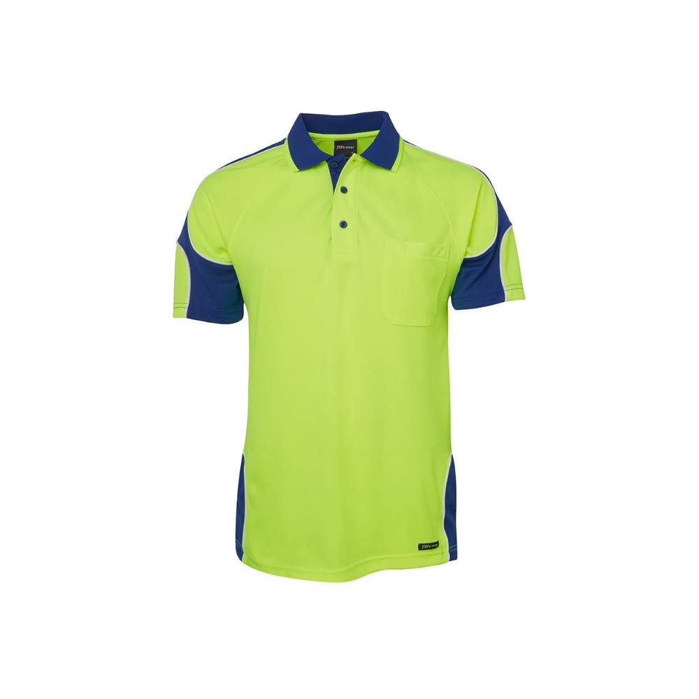 JB's Hi Vis S/S Arm Panel Polo 6AP4S