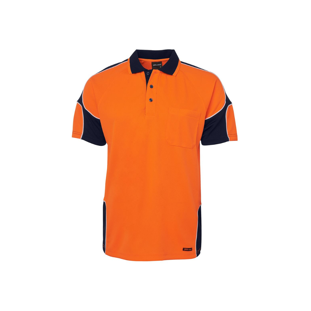 JB's Hi Vis S/S Arm Panel Polo 6AP4S