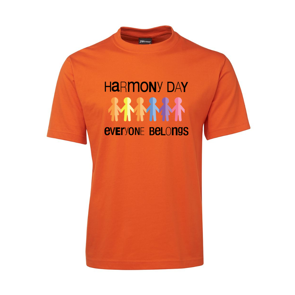 Adults Harmony Day T-Shirt Everyone Belongs