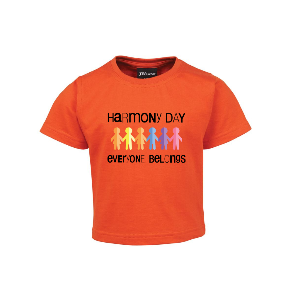 Infants Harmony Day T-Shirt Everyone Belongs