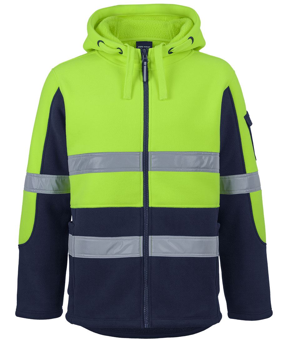 JB's Hi Vis D+N 450G Full Zip Shepherd Hoodie 6DLZ