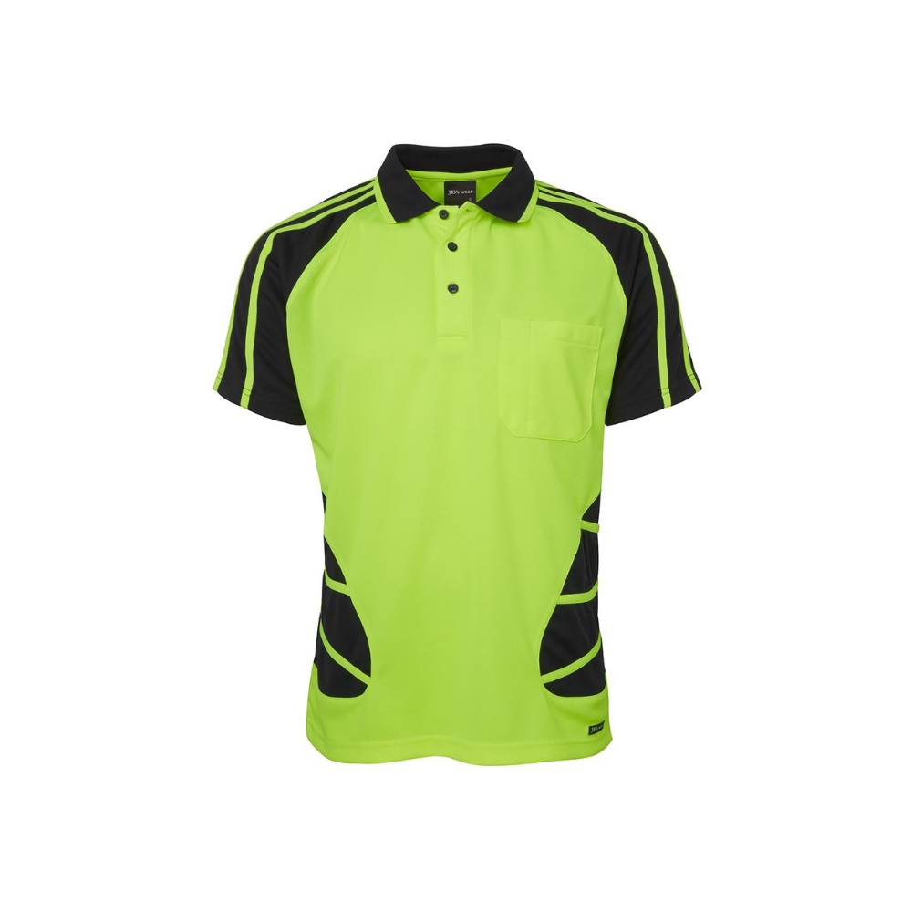 JB's Hi Vis S/S Spider Polo 6HSP