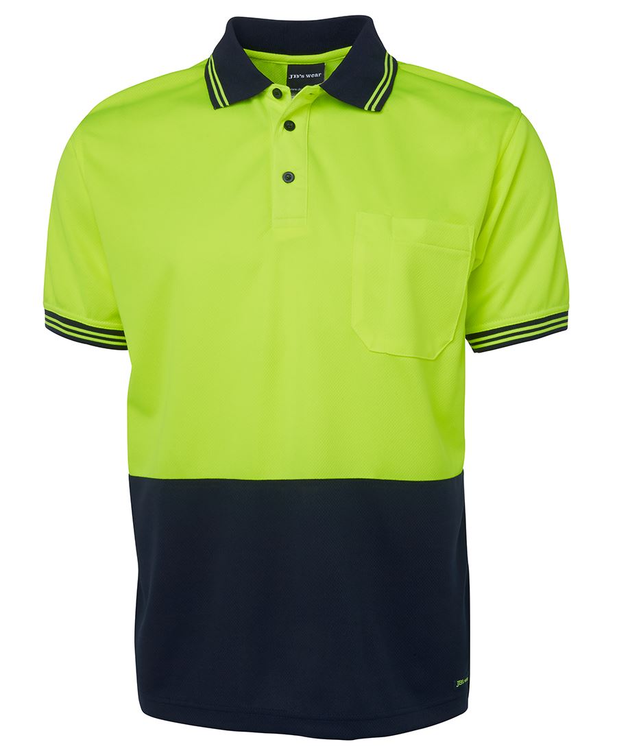 JB's Hi Vis Short Sleeve Polo XS 6HVPS CLEARANCE