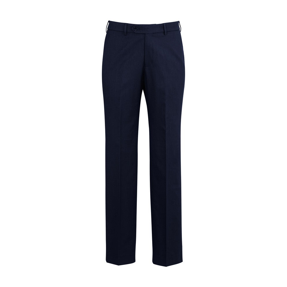 Biz Corporates Cool Stretch Mens Adjustable Waist Pant (Regular) 70114R in Navy