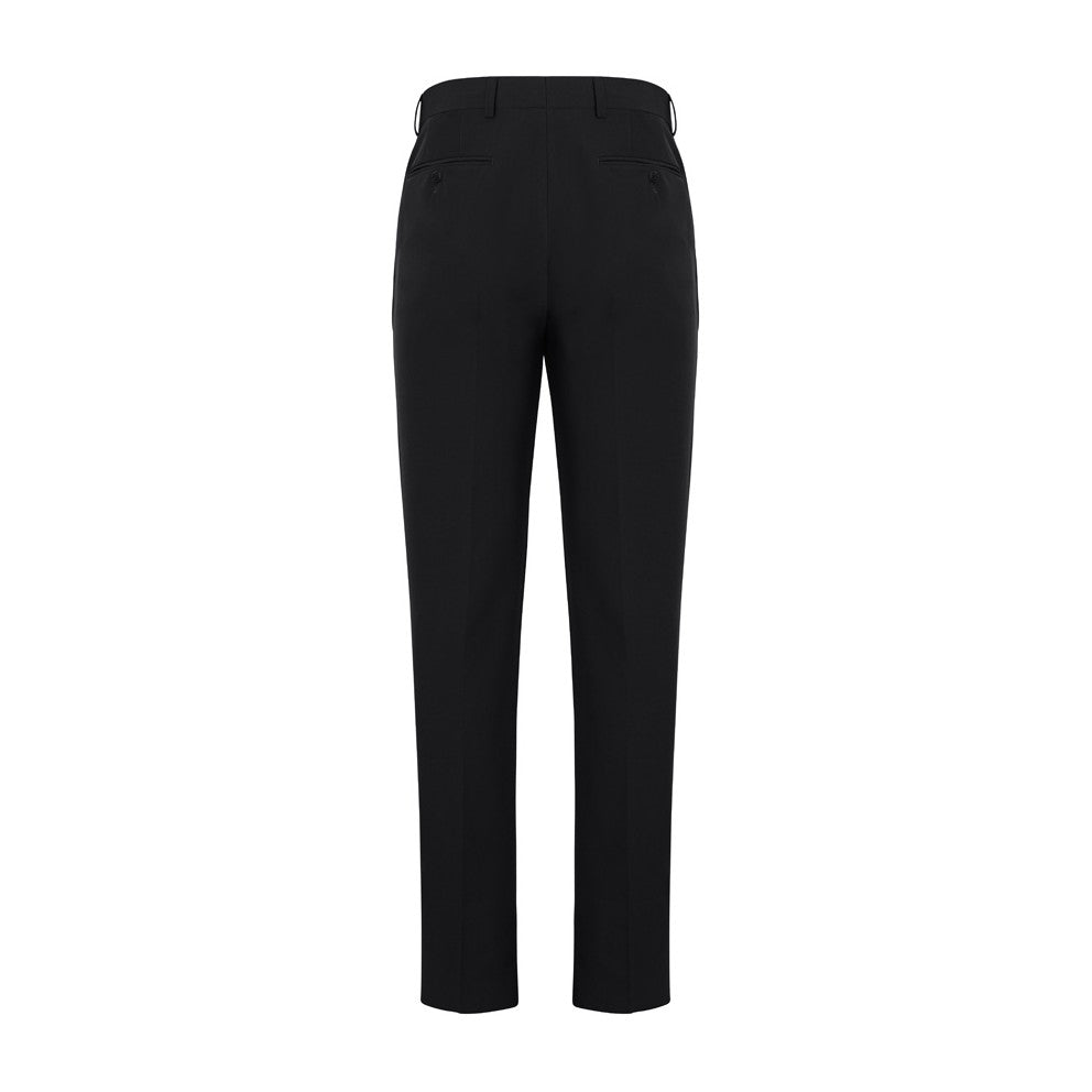 Biz Corporates Siena Mens Slim Fit Flat Front Pant (Regular) 70716R in Black, view 2