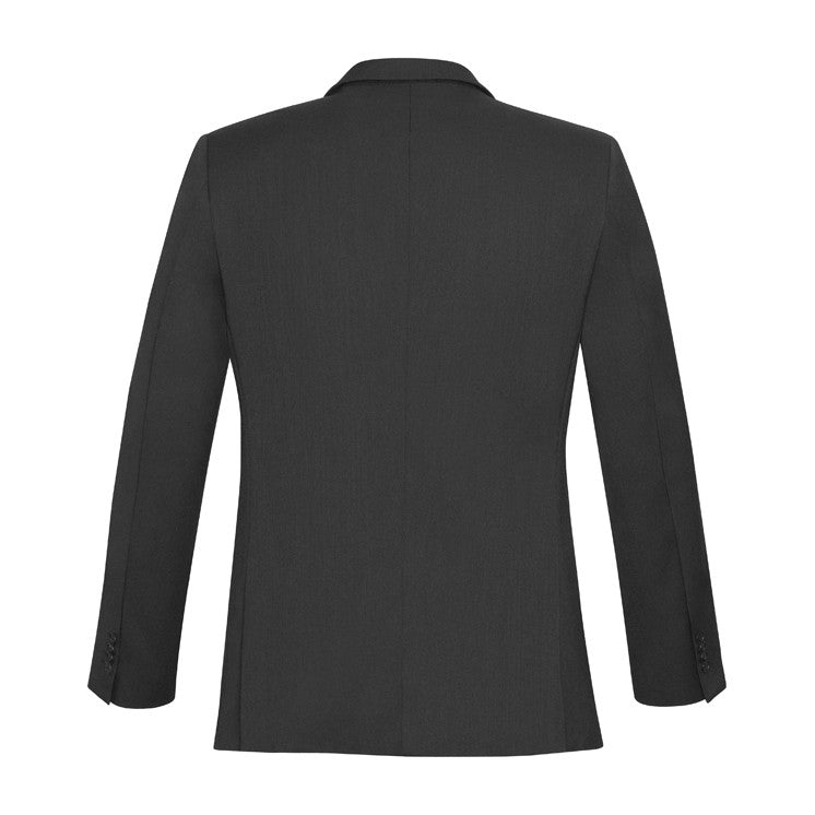 Biz Corporates Comfort Wool Stretch Mens Slimline Jacket 84013 in Charcoal, view 2