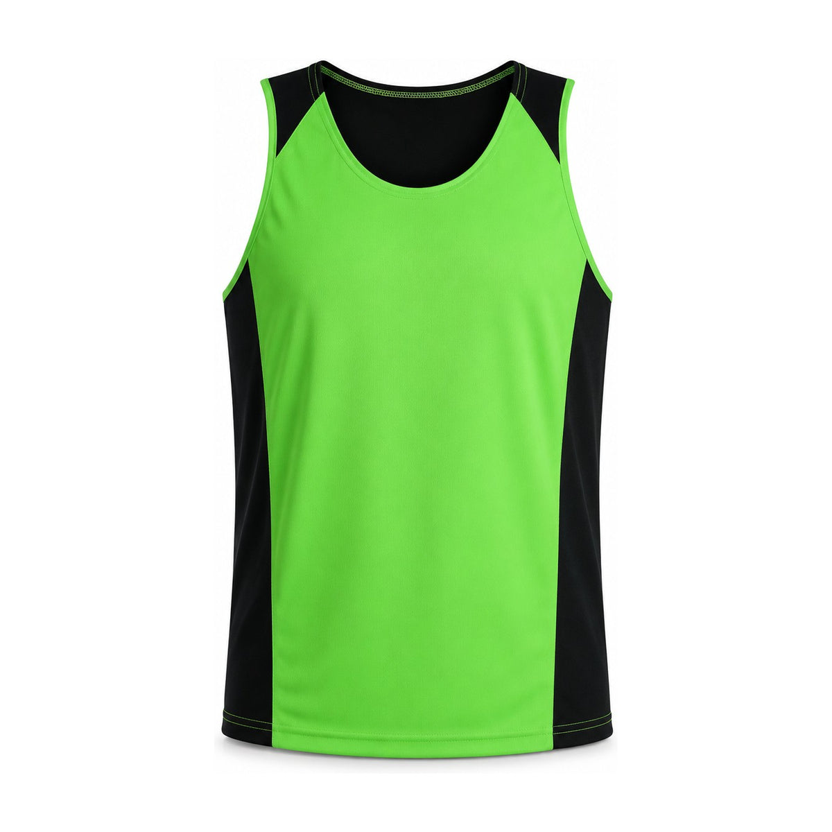 Aussie Pacific Premier Mens Singlet 1101 in Apple/Black