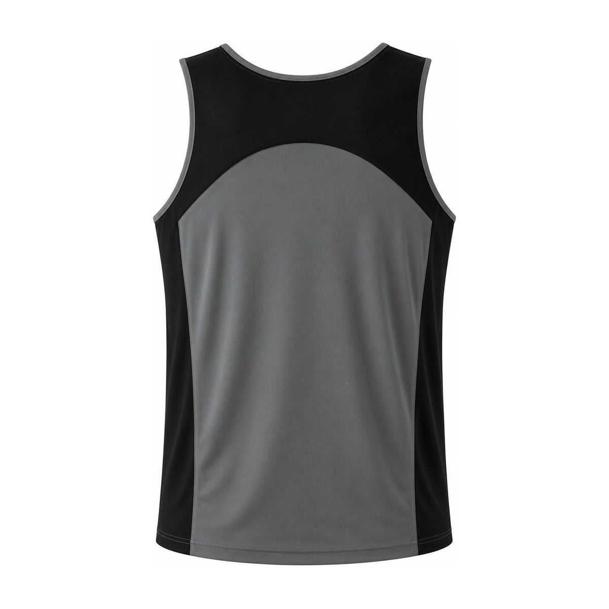 Aussie Pacific Premier Mens Singlet 1101 in Ashe/Black, back view
