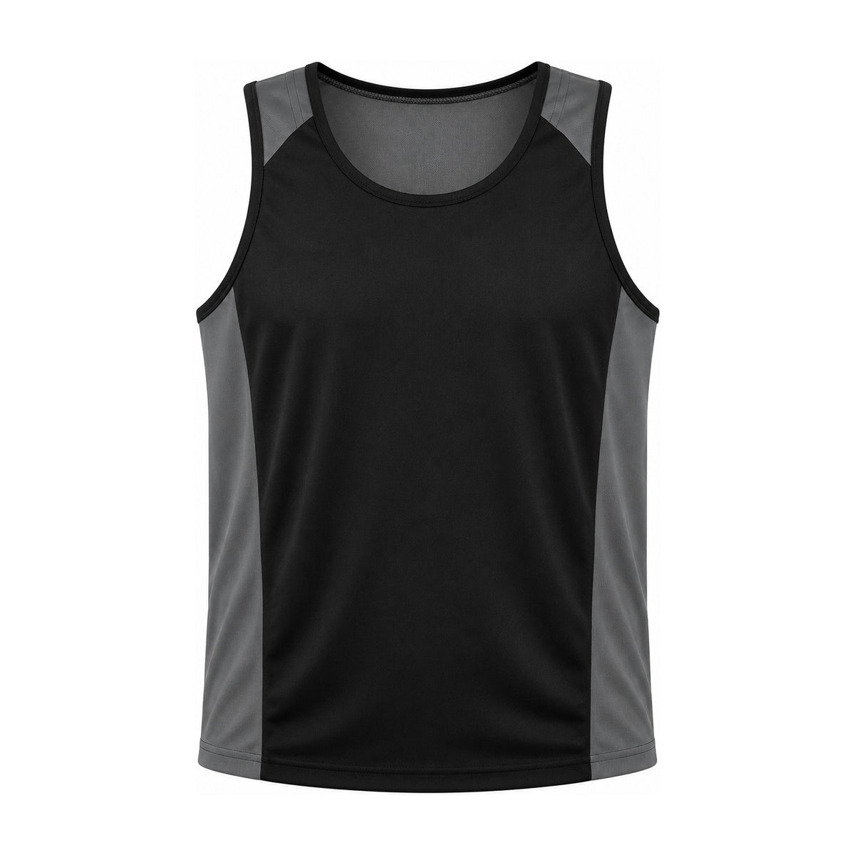 Aussie Pacific Premier Mens Singlet 1101 in Black/Ashe