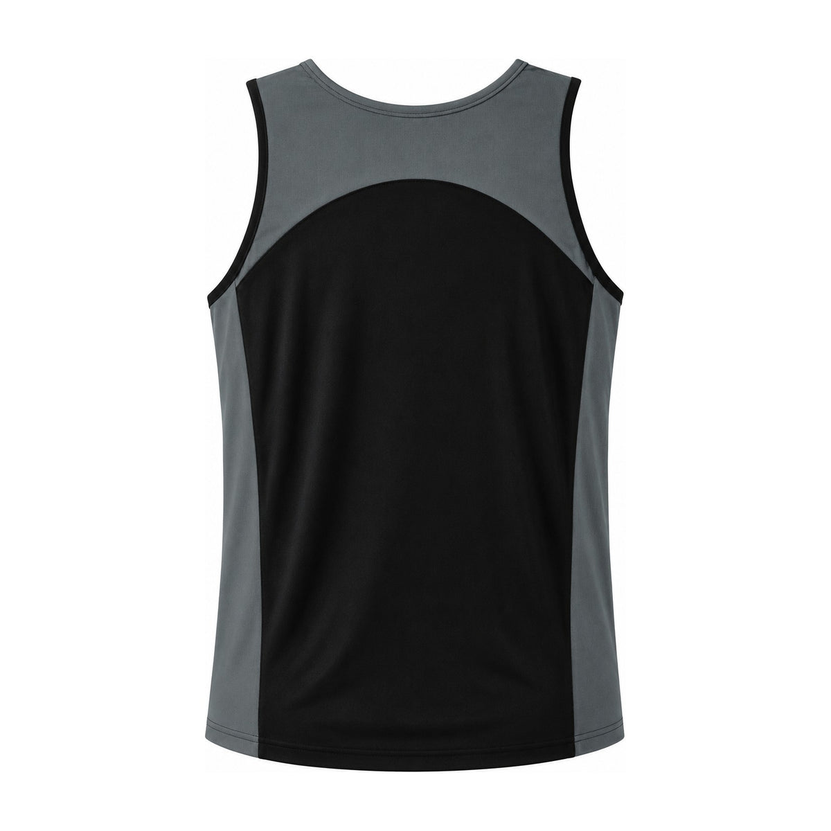 Aussie Pacific Premier Mens Singlet 1101 in Black/Ashe, back view