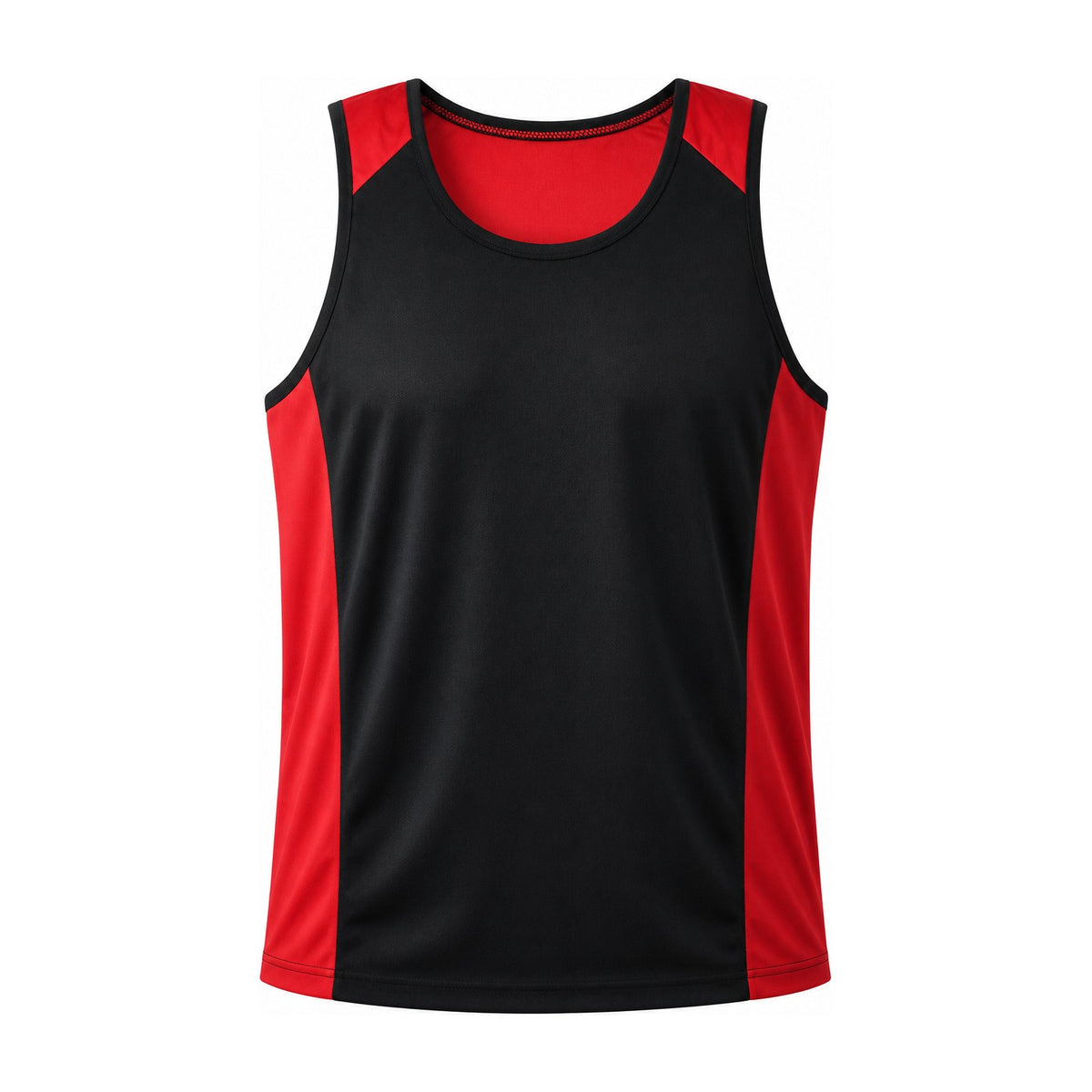 Aussie Pacific Premier Mens Singlet 1101 in Black/Red