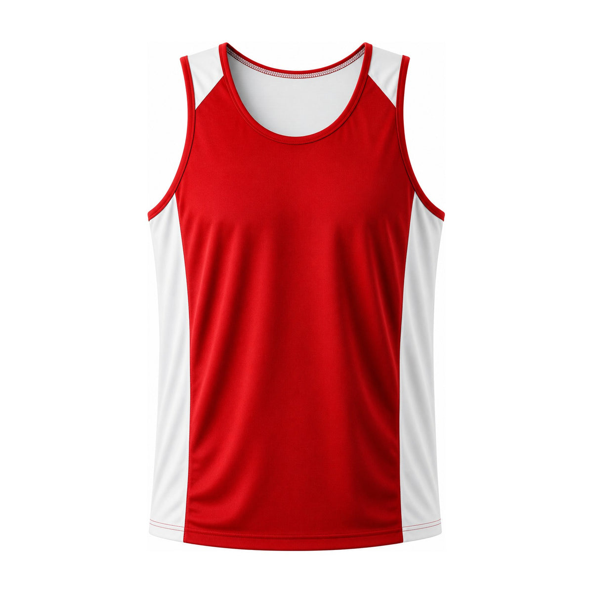 Aussie Pacific Premier Mens Singlet 1101 in Red/White