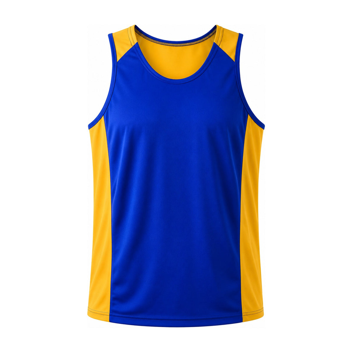Aussie Pacific Premier Mens Singlet 1101 in Royal/Gold
