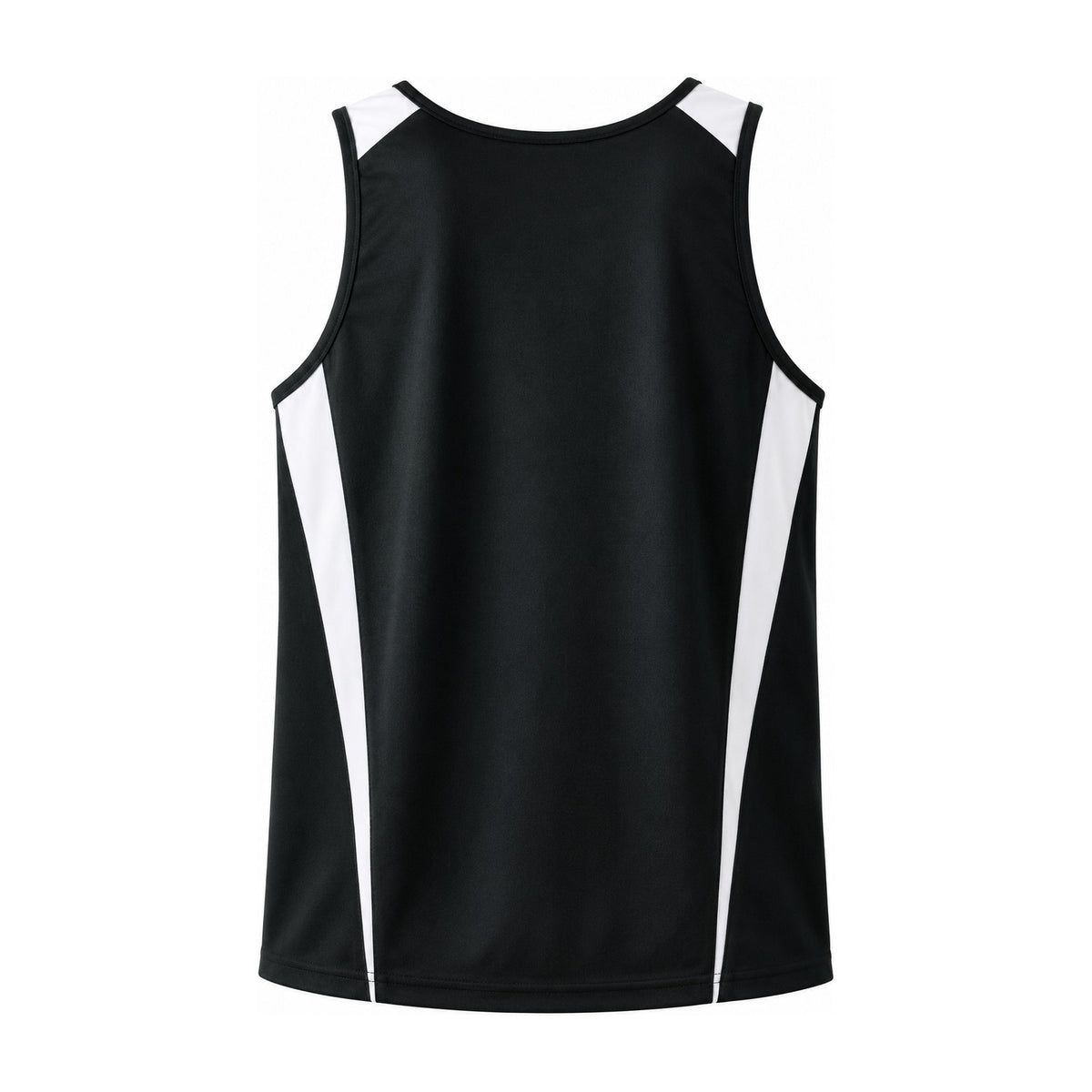 Aussie Pacific Eureka Mens Singlet 1104 in Black/White, back view