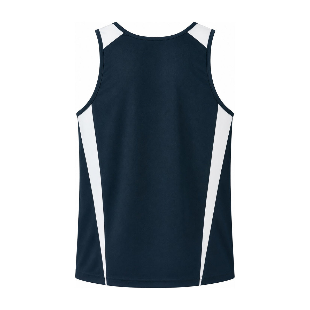 Aussie Pacific Eureka Mens Singlet 1104 in Navy/White, back view