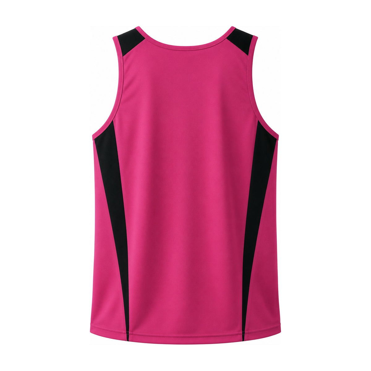 Aussie Pacific Eureka Mens Singlet 1104 in Pink/Black, back view
