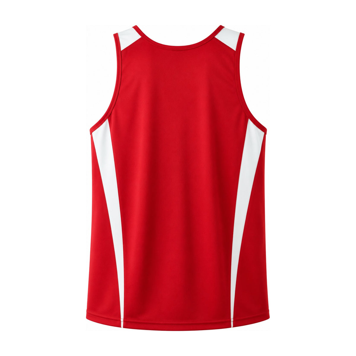 Aussie Pacific Eureka Mens Singlet 1104 in Red/White, back view
