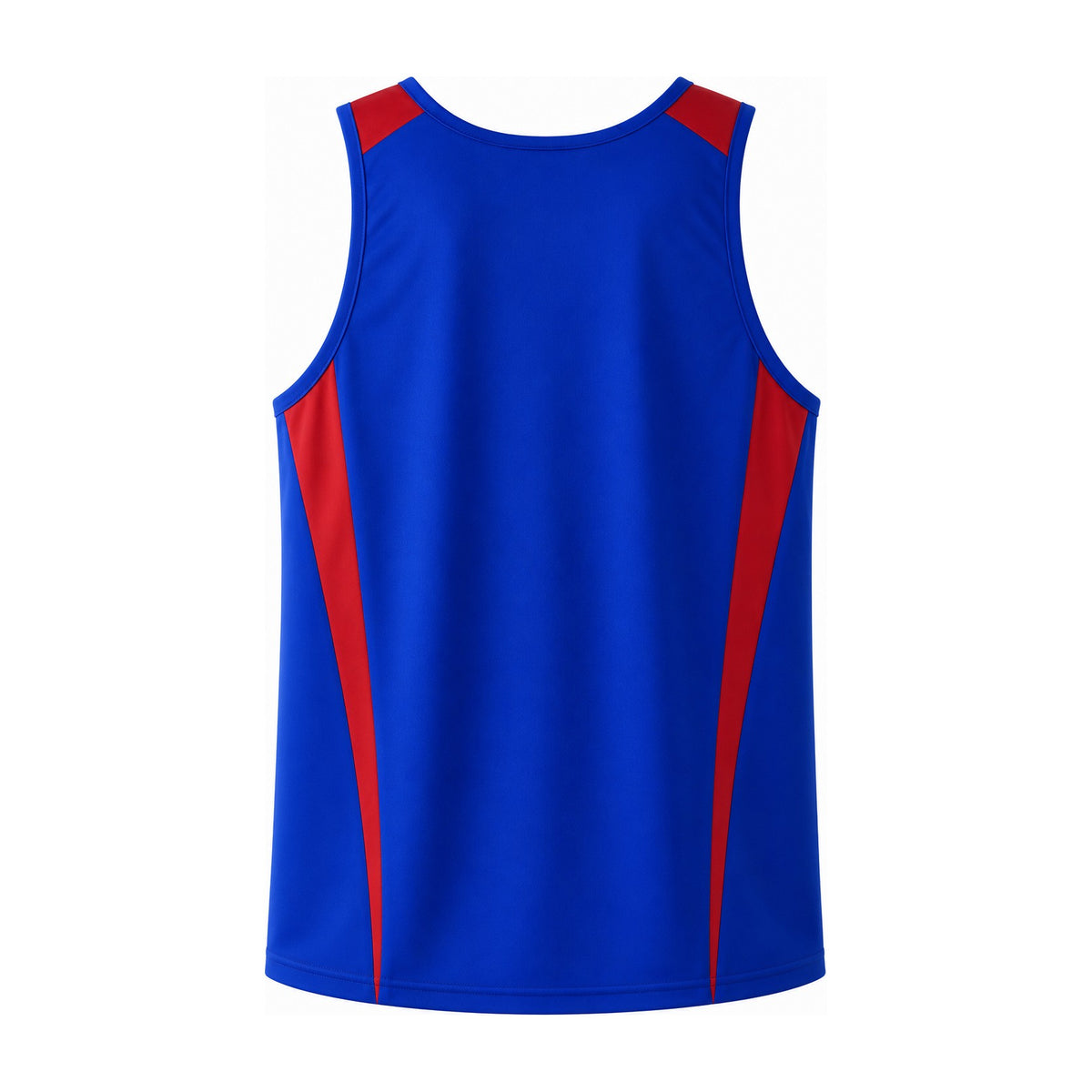 Aussie Pacific Eureka Mens Singlet 1104 in Royal/Red, back view