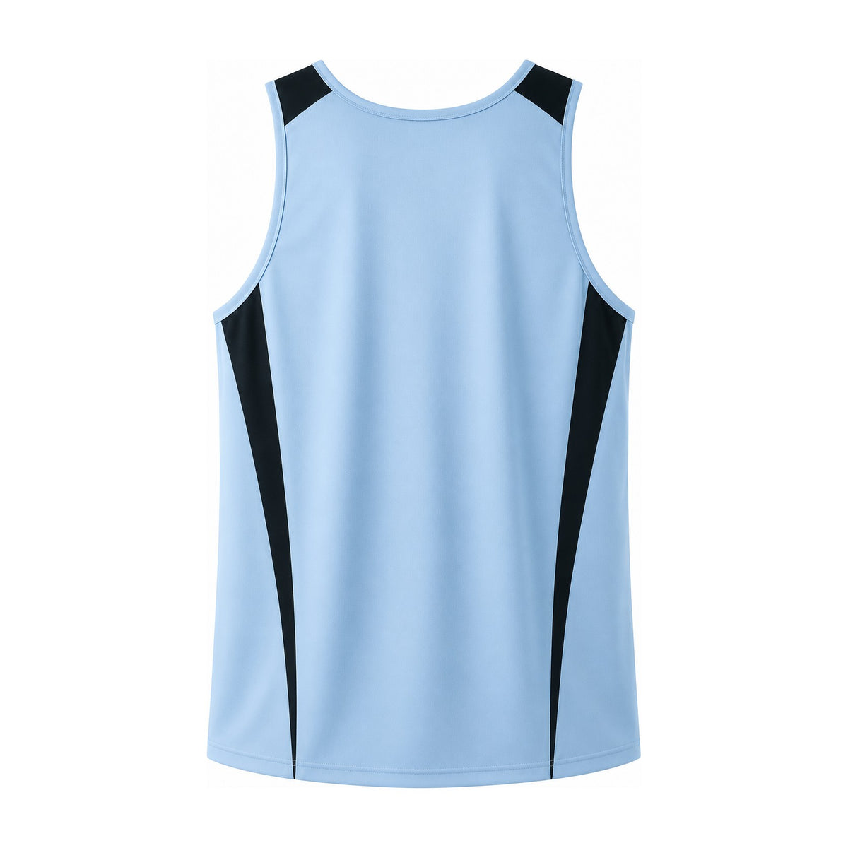 Aussie Pacific Eureka Mens Singlet 1104 in Sky/Navy, back view