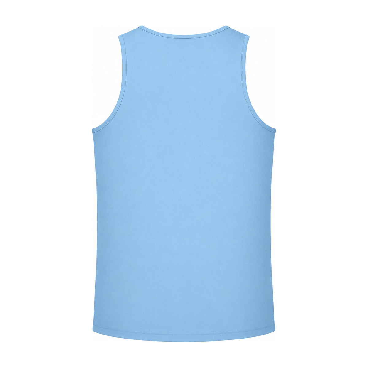 Aussie Pacific Botany Mens Singlet 1107 in Sky, back view