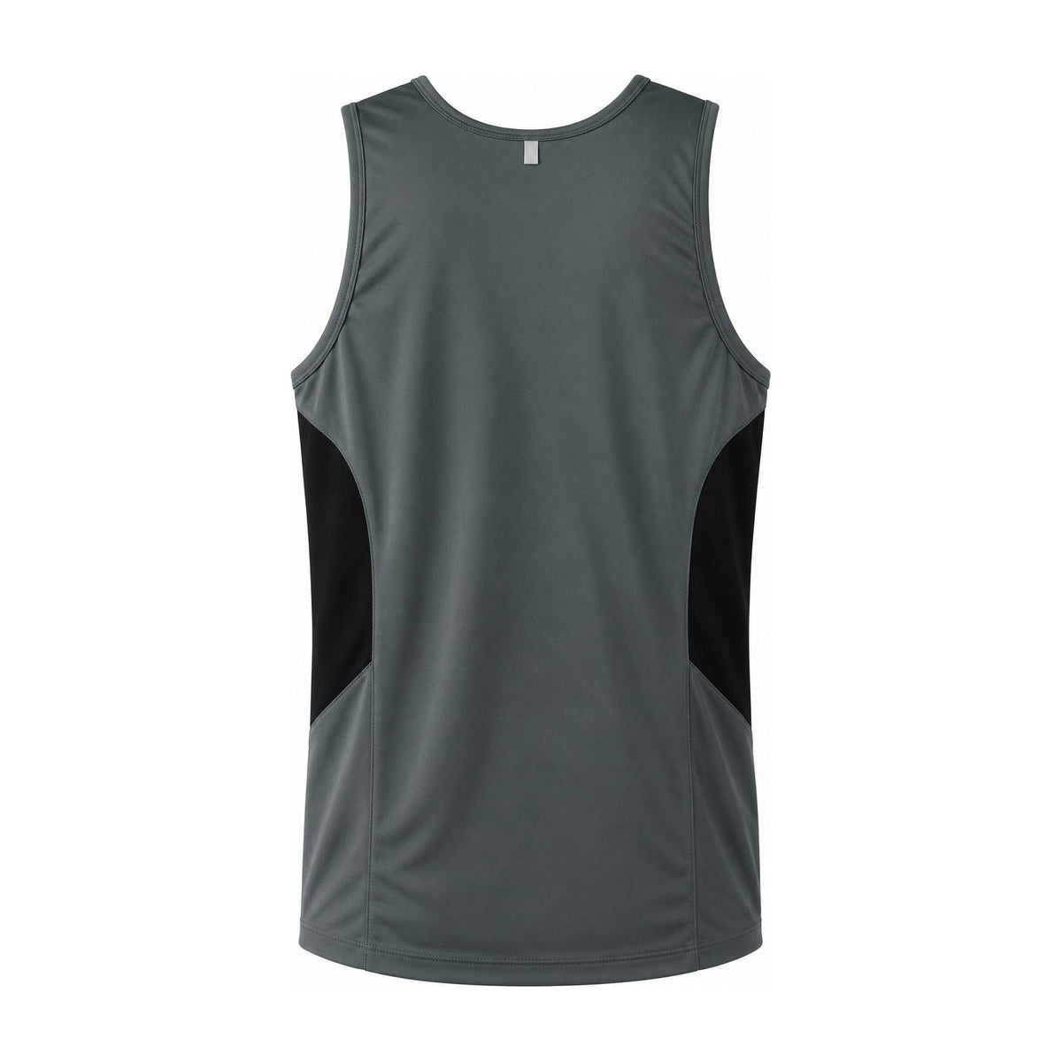 Aussie Pacific Tasman Mens Singlet 1111 in Ashe/Black, back view