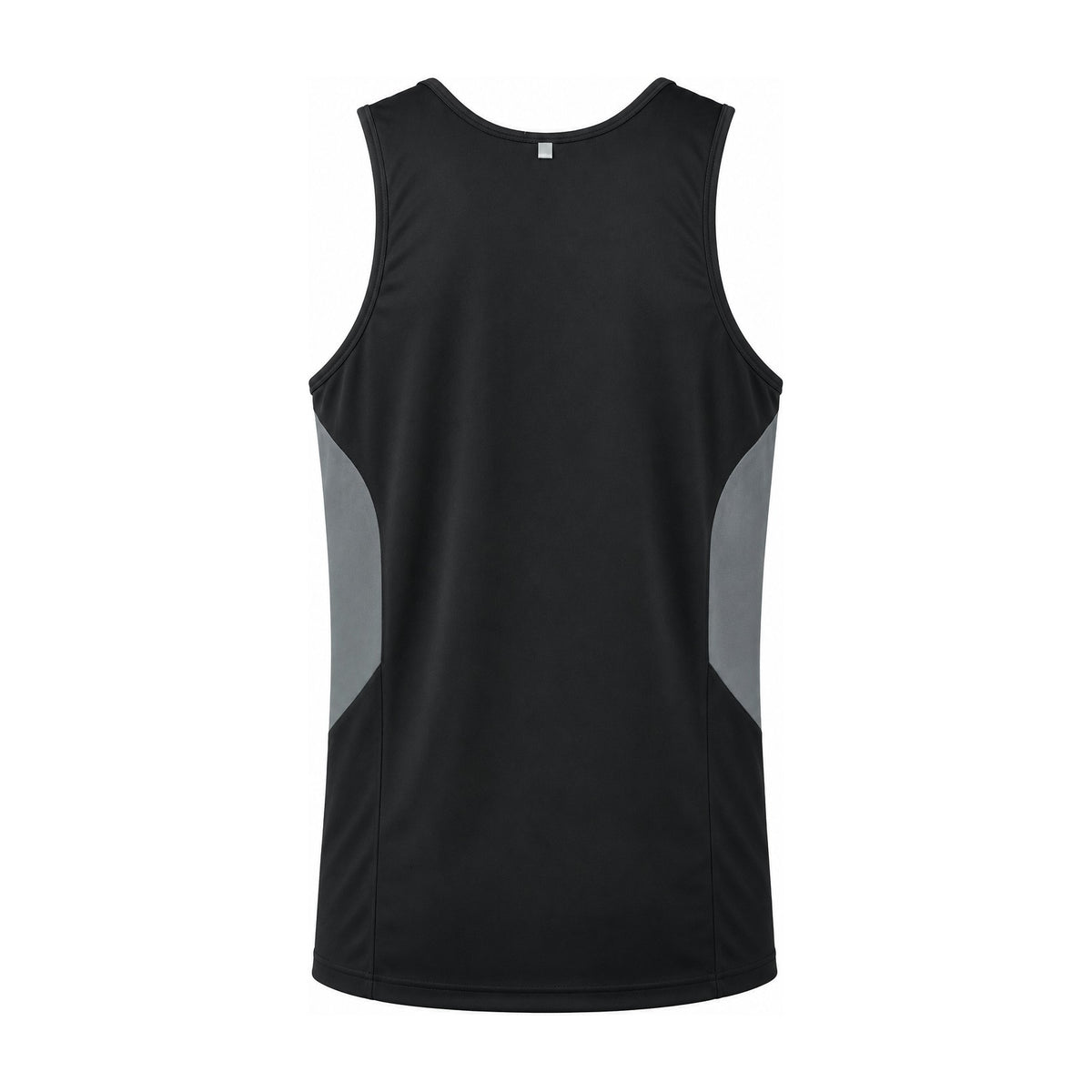 Aussie Pacific Tasman Mens Singlet 1111 in Black/Ashe, back view