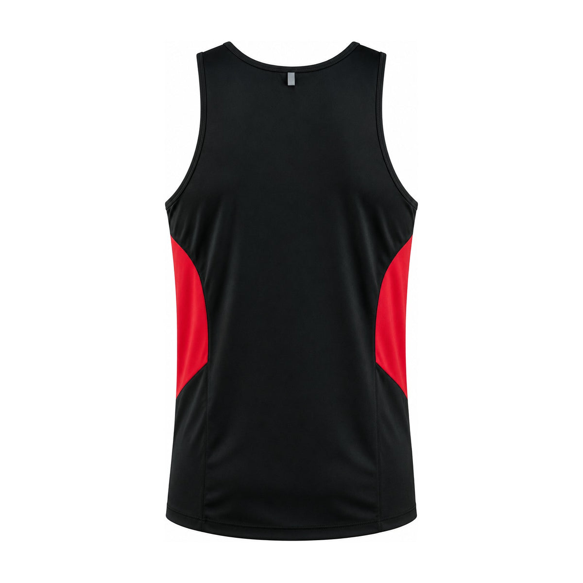 Aussie Pacific Tasman Mens Singlet 1111 in Black/Red, back view