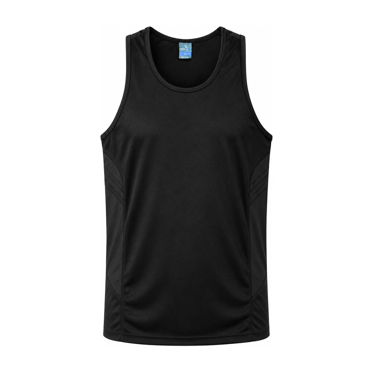 Aussie Pacific Tasman Mens Singlet 1111 in Black