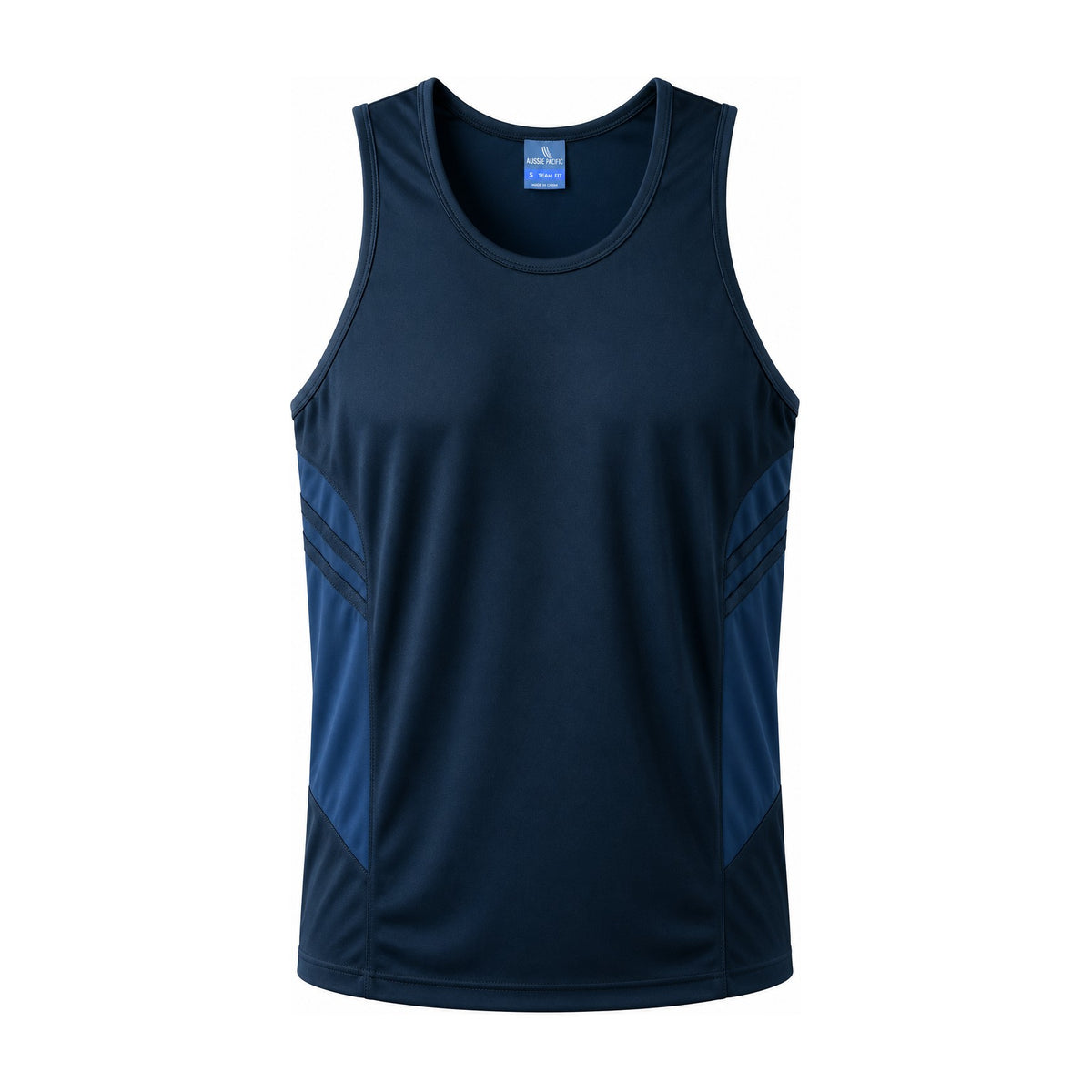 Aussie Pacific Tasman Mens Singlet 1111 in Navy