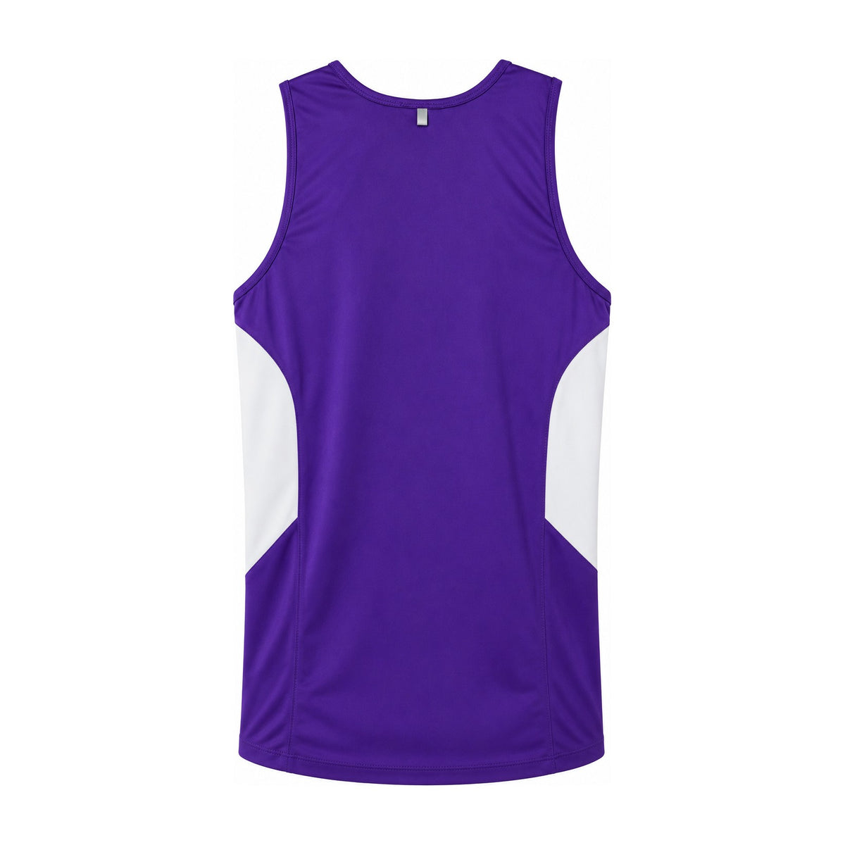 Aussie Pacific Tasman Mens Singlet 1111 in Purple/White, back view