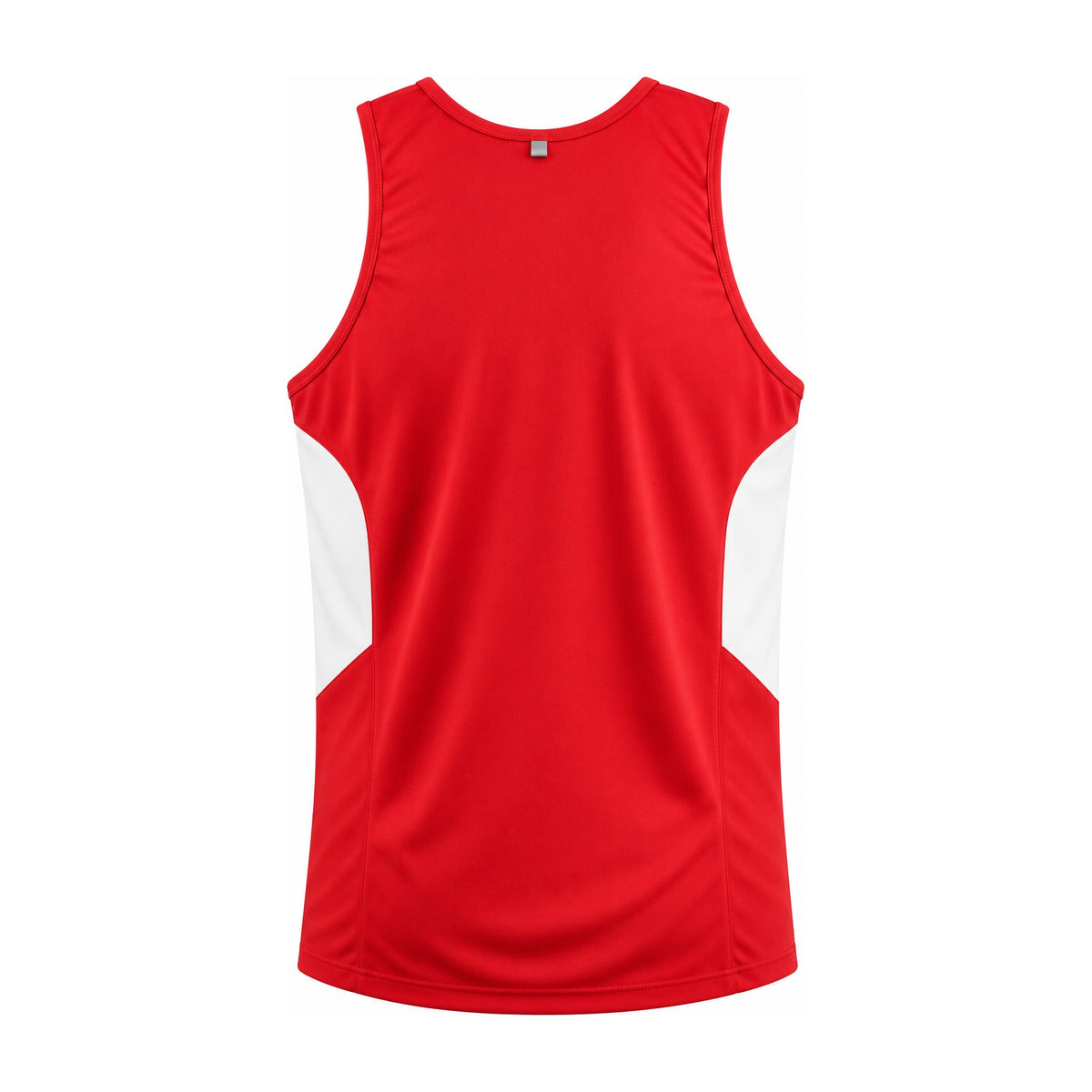 Aussie Pacific Tasman Mens Singlet 1111 in Red/White, back view