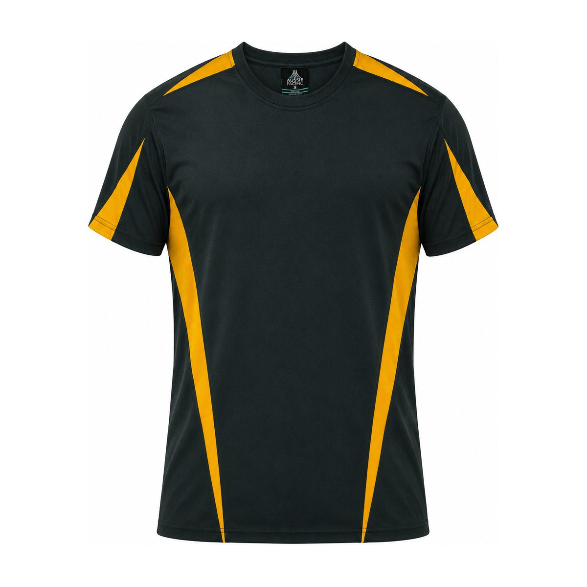 Aussie Pacific Eureka Mens Tee 1204 in Black/Gold